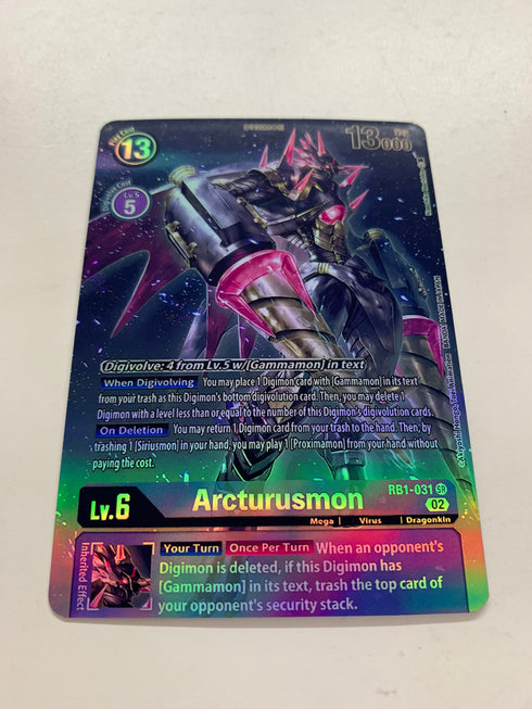 Arcturusmon RB1-031 (Alternate Art) | FULL HOLO | Orica PROXY